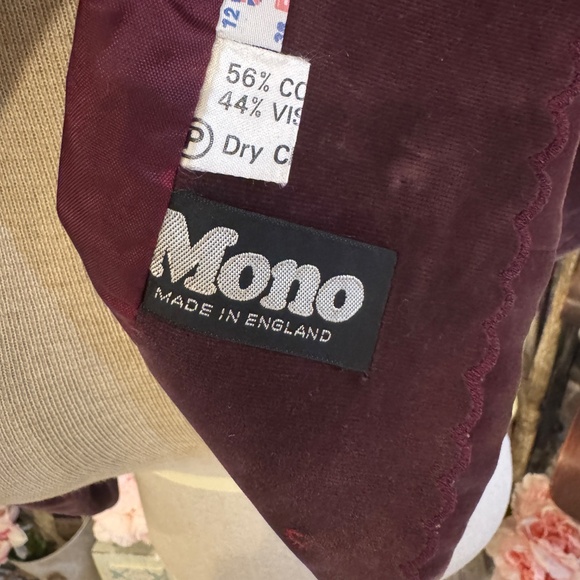 VINTAGE HARRODS BLAZER | TAILORED | VELVET | SCALLOP DETAIL | PETER PAN COLLAR - Picture 11 of 11